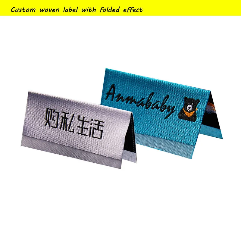 

Factory Wholesale Custom Clothes Garment labels Embroidery main Woven labels/garment tags on bag/Clothes/Shoes Sewing Labels