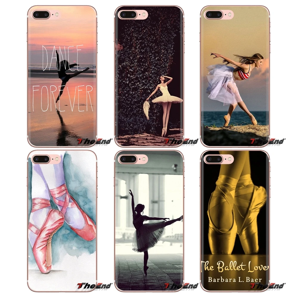 Для Xiaomi Mi3 Samsung A10 A30 A40 A50 A60 A70 Galaxy S2 Note 2 Grand Core Prime Dance Girl балетные кроссовки Pointe Shoes TPU