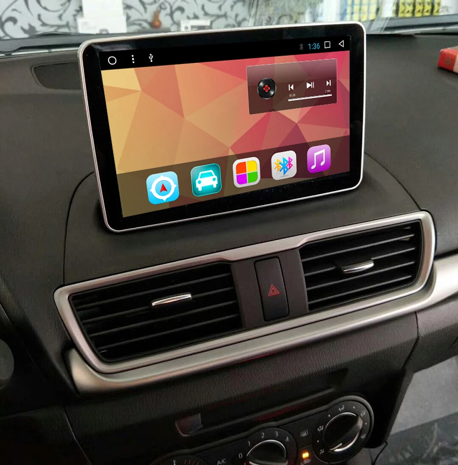 Cheap Car Multimedia Player For Mazda 3 Axela 2014 8 inch Quad Core Android 6.0 Auto Stereo Radio Audio GPS Navigation System 1