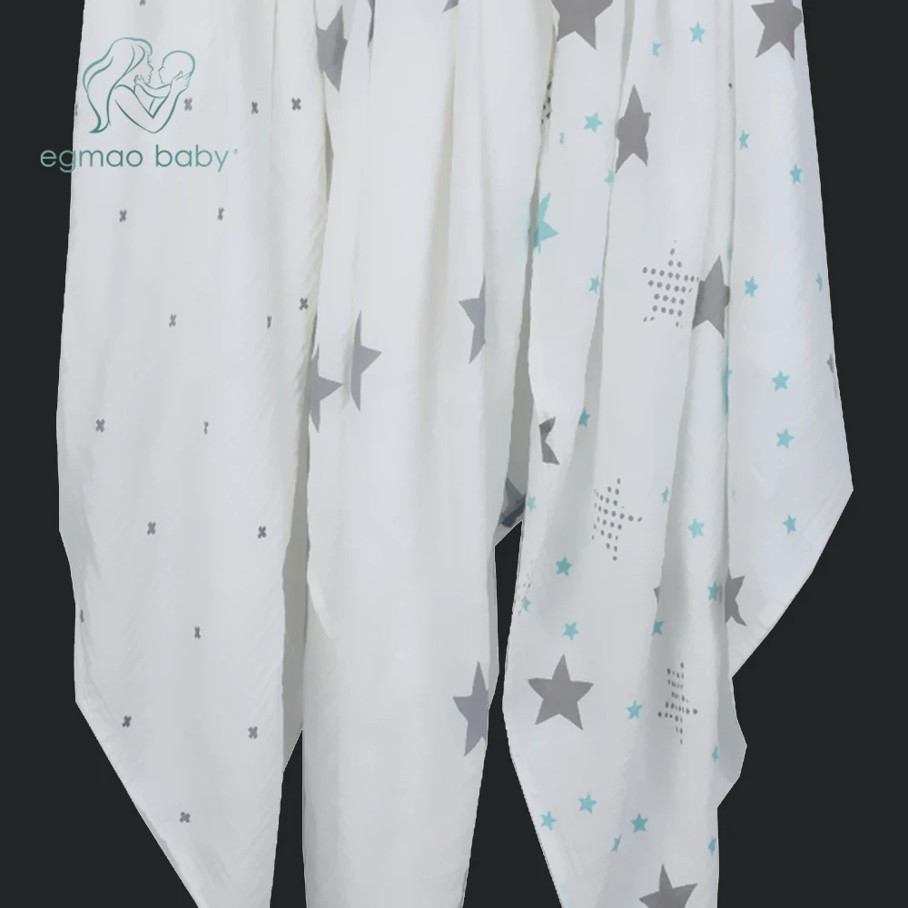 Large Size 47*47 Inch Muslin Baby Swaddle Blanket Newborn Infant 100