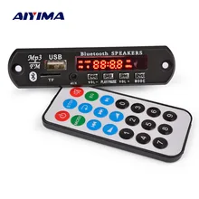 AIYIMA Bluetooth усилитель доска 15Wx2 MP3 декодер плата Bluetooth 5,0 приемник WAV APE FLAC аудио декодирование USB TF FM AUX