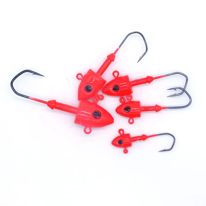 

Free shipping 1pcs, lead head hook 7g-45g of fish shape,fishing supplies,fishing jig heads hooks,snap pesca,carp rigs