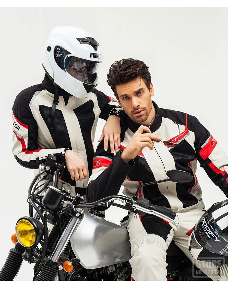DUHAN мотоциклетная куртка мужская+ мотоциклетные штаны дышащая гоночная куртка дышащая мото Верховая езда куртки одежда для мотоцикла