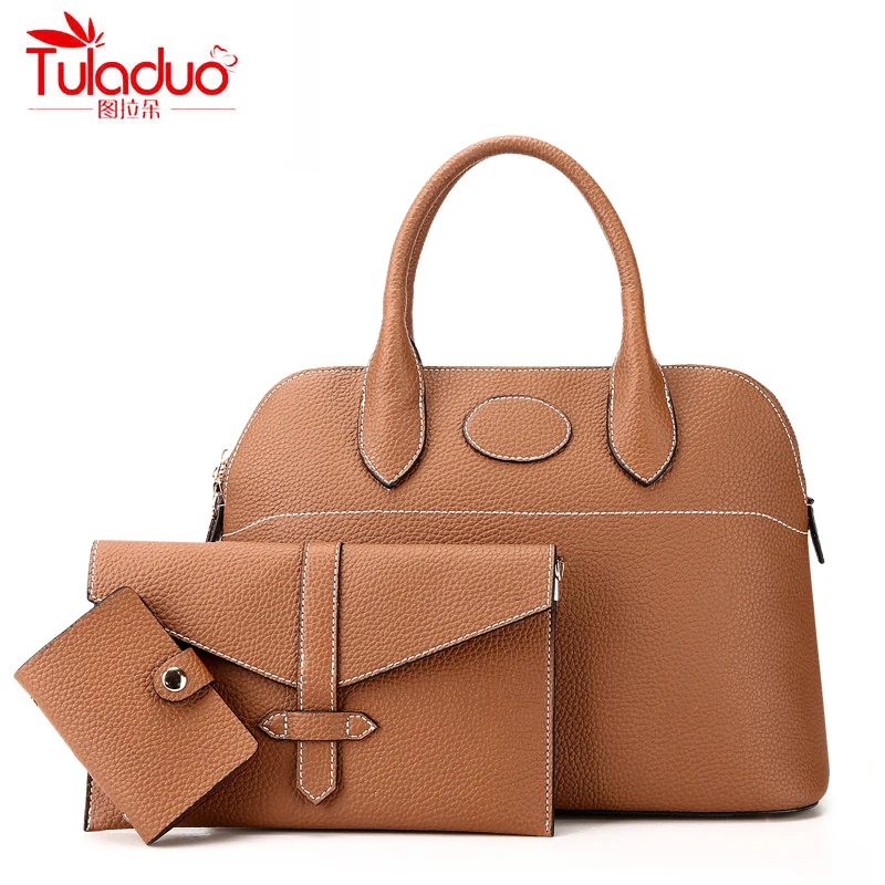 

High Quality PU Leather Women Handbags 3 Sets/Pcs Ladies Messenger Bags Fashion Shell Composite Bags For Women Crossbody Bags
