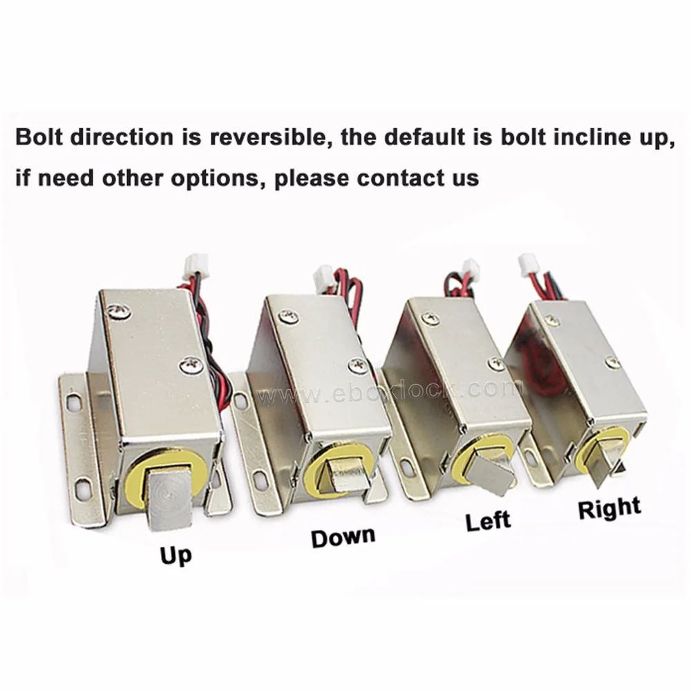 Reversible bolt