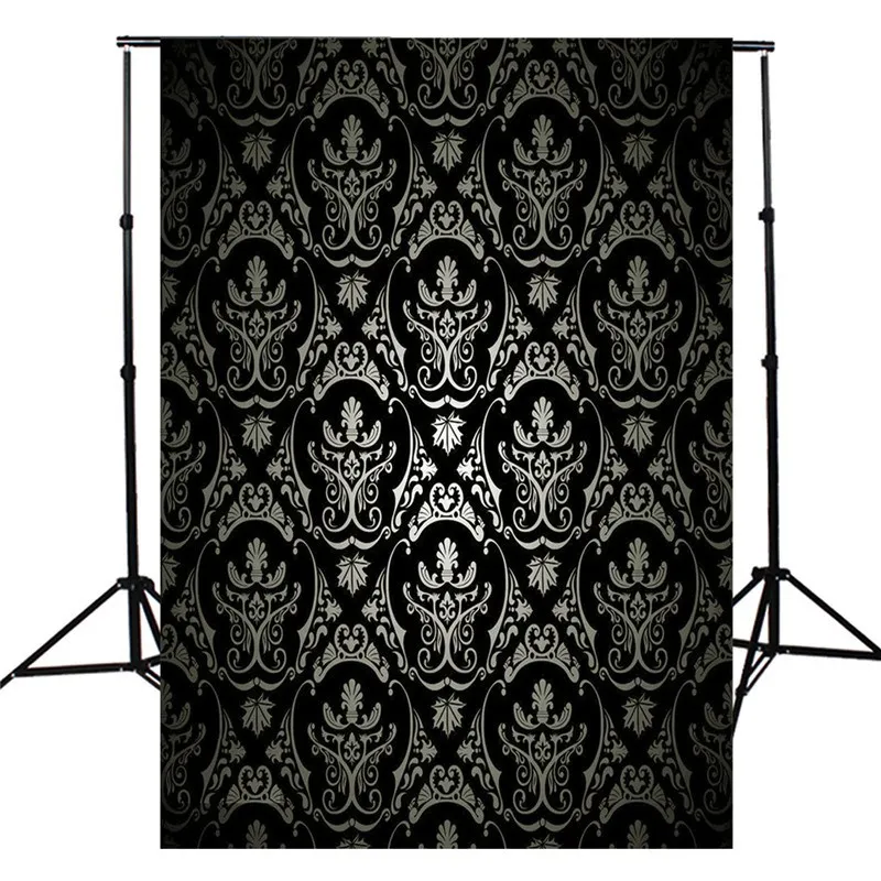 

3x5FT retro wall Vinyl Photography Background For Studio Photo Props Black Photographic Backdrops Cloth Light weight 90x150cm