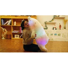 70cm Luminous pillow Birthday Gift, Led Pillow,plush Pillow, Infant Soft Polar bear Doll,Children's Toys,Christmas Gifts Toys