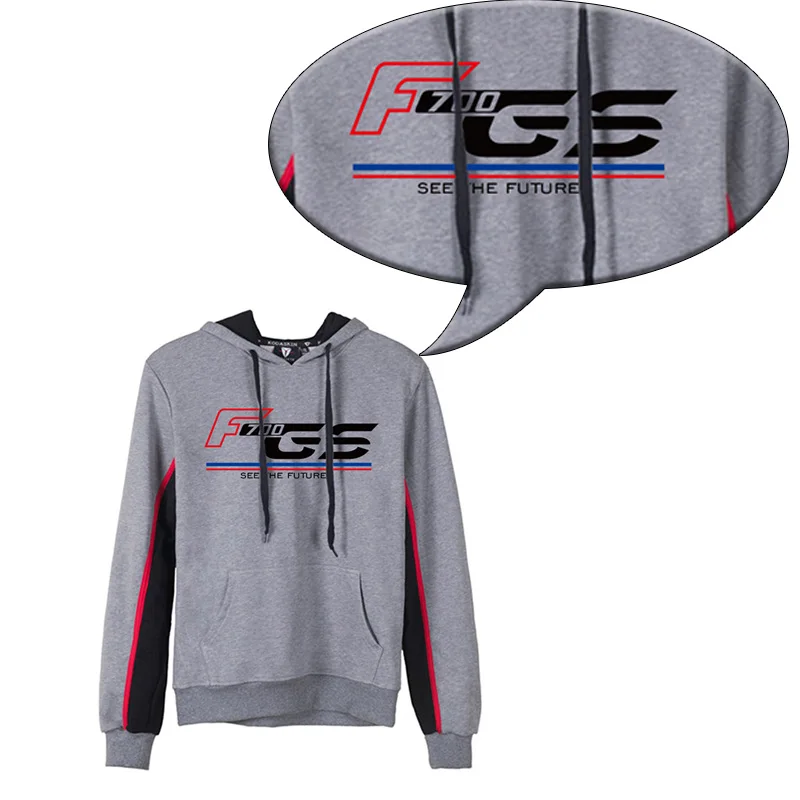 

KODASKIN Men for F700GS Cotton Round Neck Casual Printing Sweater Sweatershirt Hoodies