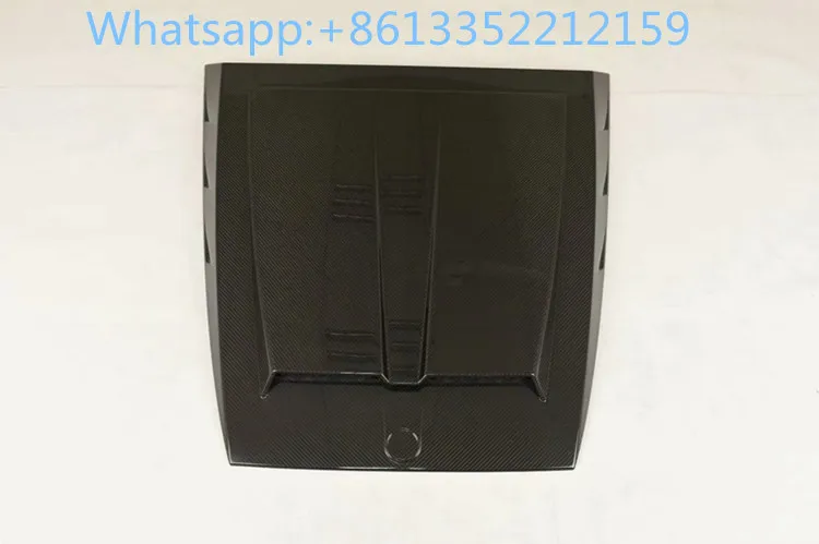 2018 2019 year W464 carbon fiber B style hood cover fit for G class G63 G65 G500 G55 hood bonnet (6)_
