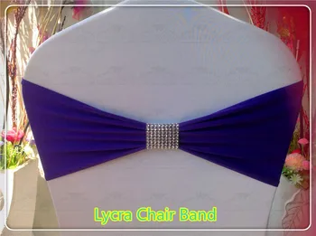 

1/2-Bling Diamond mesh Buckle- Spandex/Lycra/Expand Chair Bands/Chair cover sashes For Wedding Party Banquet Decorations
