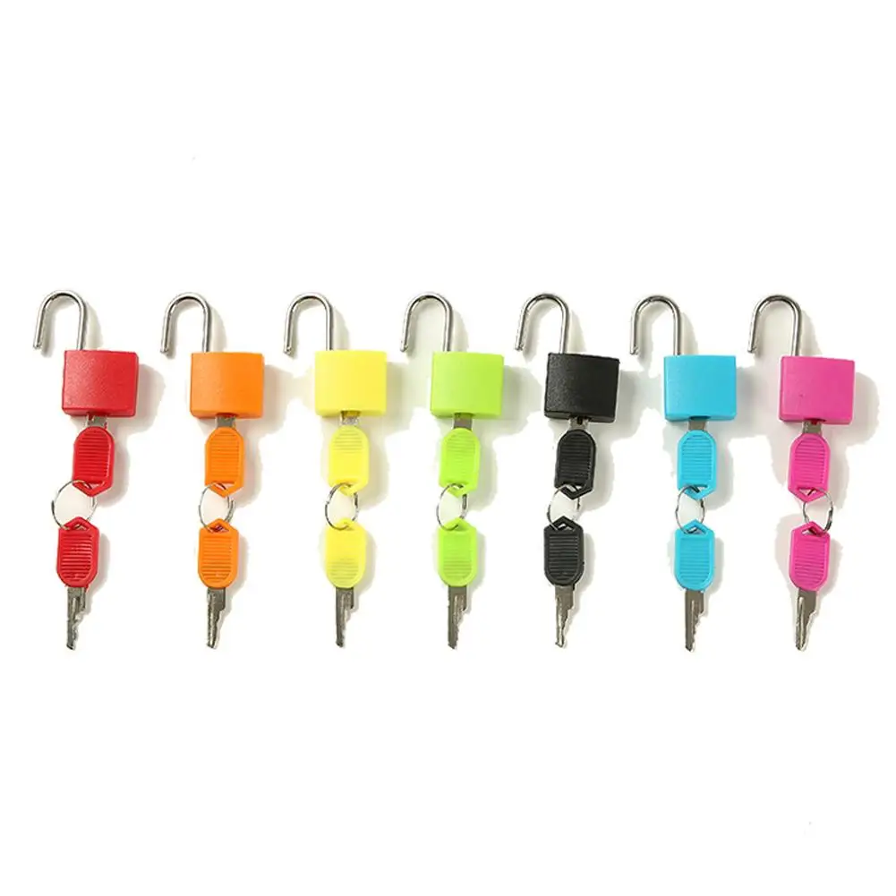  Teaching Aids Color Small Lock Learning Unlocking Game Early Childhood Education Montessori Key Loc - 33063182466
