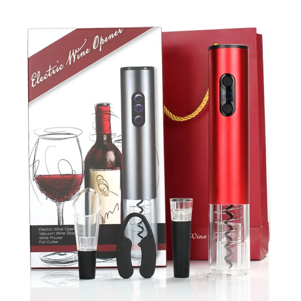 

Automatic Wine Opener Electric Wine Bottle Quick Chargeable Corkscrew As picture Set Bars Home Kit
