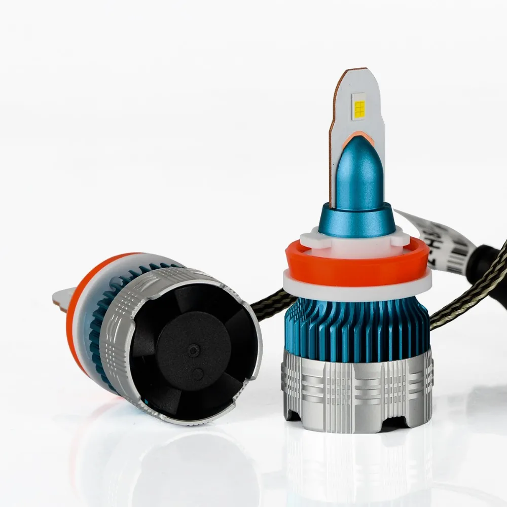 MINI2 H11/H8/H9 светодиодный лампы для передних фар 60 W 8000LM mdatt дальнего/ближнего света