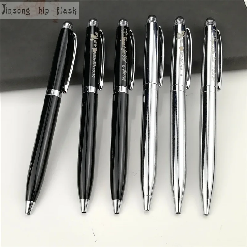 

High quality personalized wedding gifts Of metal multifunction ball Pen Touch Screen pen for Smartphones & Tablets