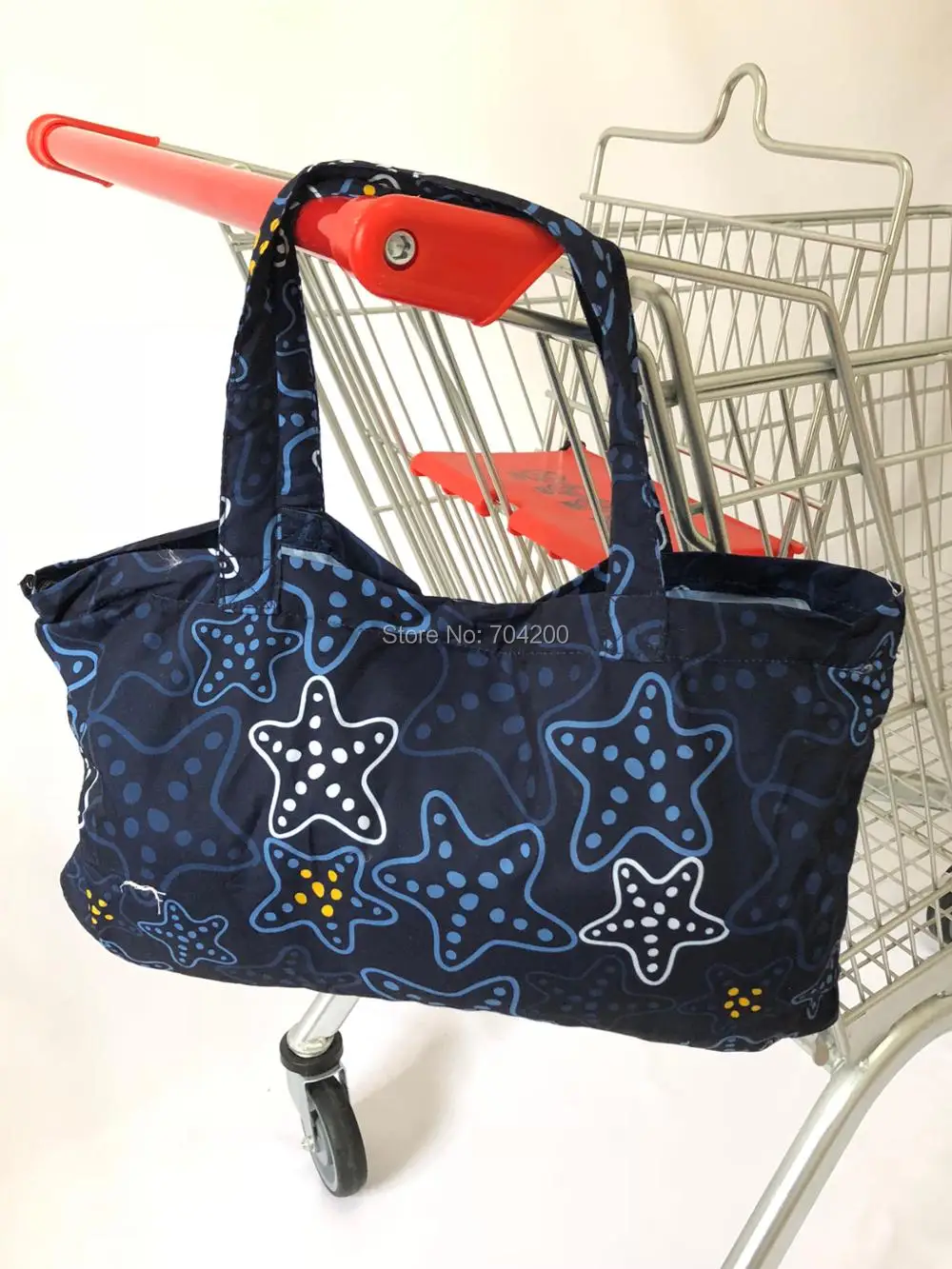 Премиум Starfish Multifunctional 2-in-1 Shopping Cart Seat Cover высокий Чехол для стула для малышей и младенцев-Starnight темно-синий