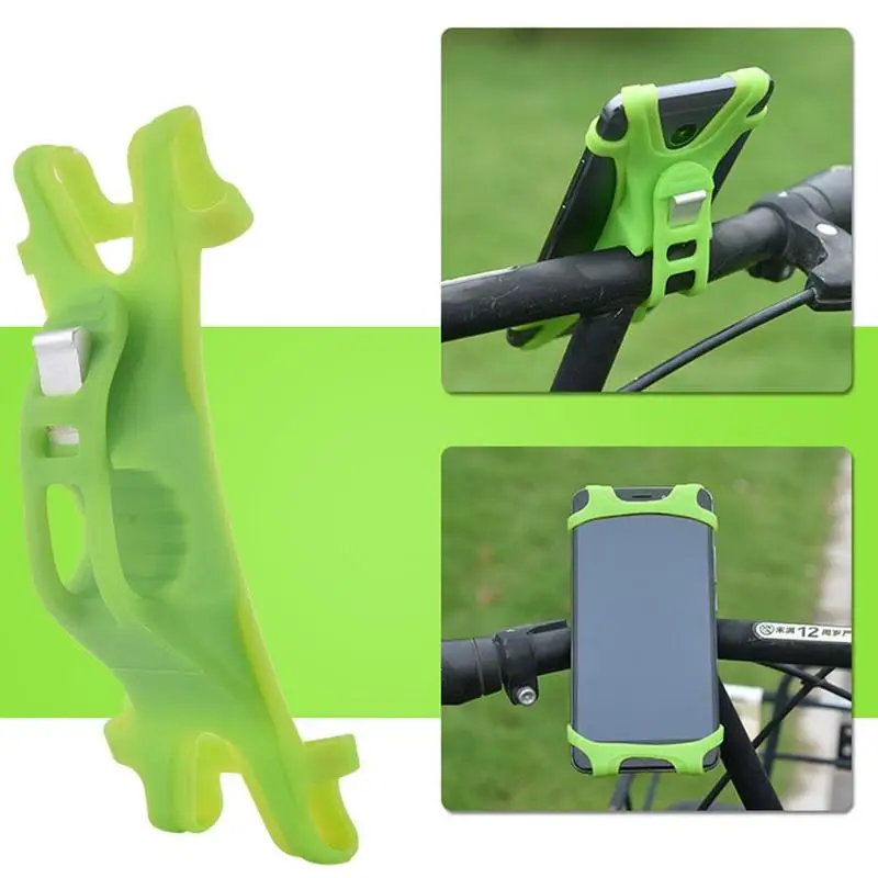 

Bicycle Phone Holder For iPhone Samsung Universal Mobile Cell Phone Holder Bike Handlebar Clip Stand GPS Mount Bracket