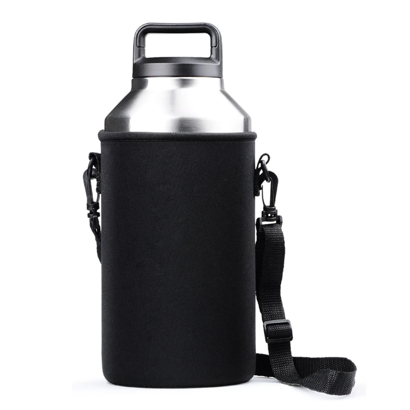 Portable Bottle Sleeve Carrying Pouch Carrier Bag with Handle For Yeti