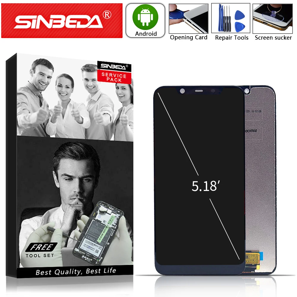 

6.18"Original For NOKIA 7.1 Plus LCD Display Touch Screen Digitizer For NOKIA X7 LCD Display For NOKIA 7.1 Plus Display X7 2018#