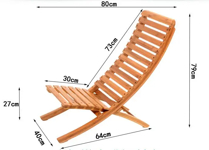 Складные регулируемые садовые качели стул уличная мебель складной стульчик из бука Портативный Крытый Открытый Бамбуковый шезлонг