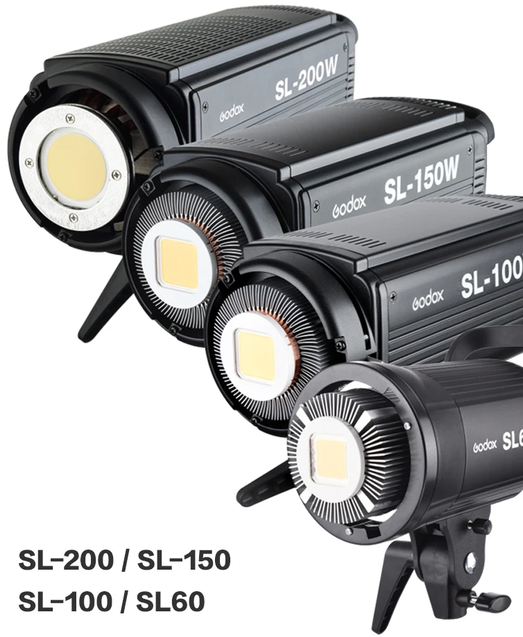 Godox SL-60W 5600K 60W Светодиодный светильник высокой мощности с беспроводным пультом дистанционного управления, камера andoer ремешок для студийной фотосъемки