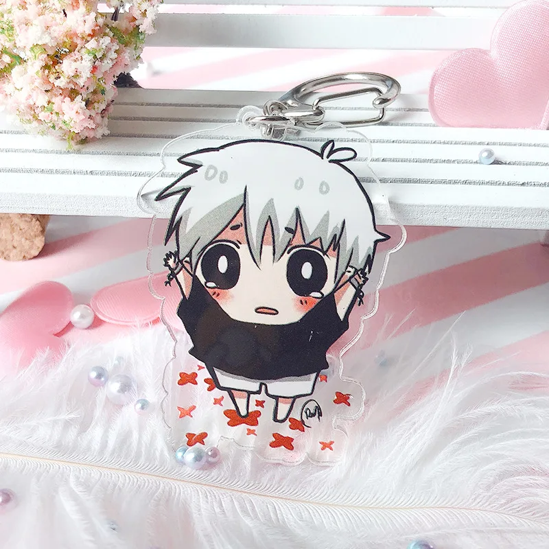 Японские Аниме брелки Tokyo Ghoul Мультяшные фигурки канезики автомобильные