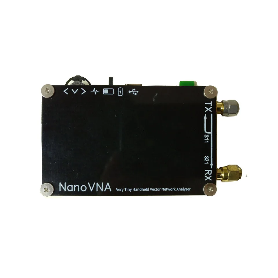 NanoVNA-H 2,8 дюймовый lcd 50 кГц~ 1,5 ГГц ВЧ УКВ УФ-векторный сетевой анализатор антенный анализатор с аккумулятором 450 мАч