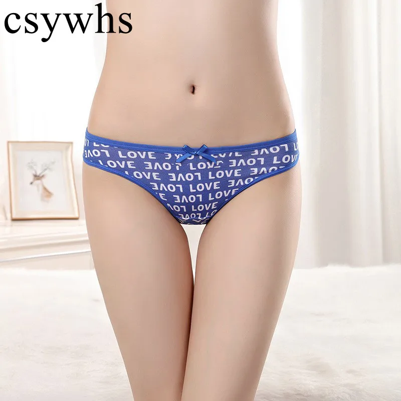 Murah 6 pcs lot Gadis Celana Ms Cotton Thong Busana Seksi Surat Dicetak Katun Printing Celana Thong Sexy Pakaian wanita M L XL Murah 6 pcs lot Gadis Celana Ms Cotton Thong Busana Seksi Surat Dicetak Katun Printing Celana Thong Sexy Pakaian wanita M L XL