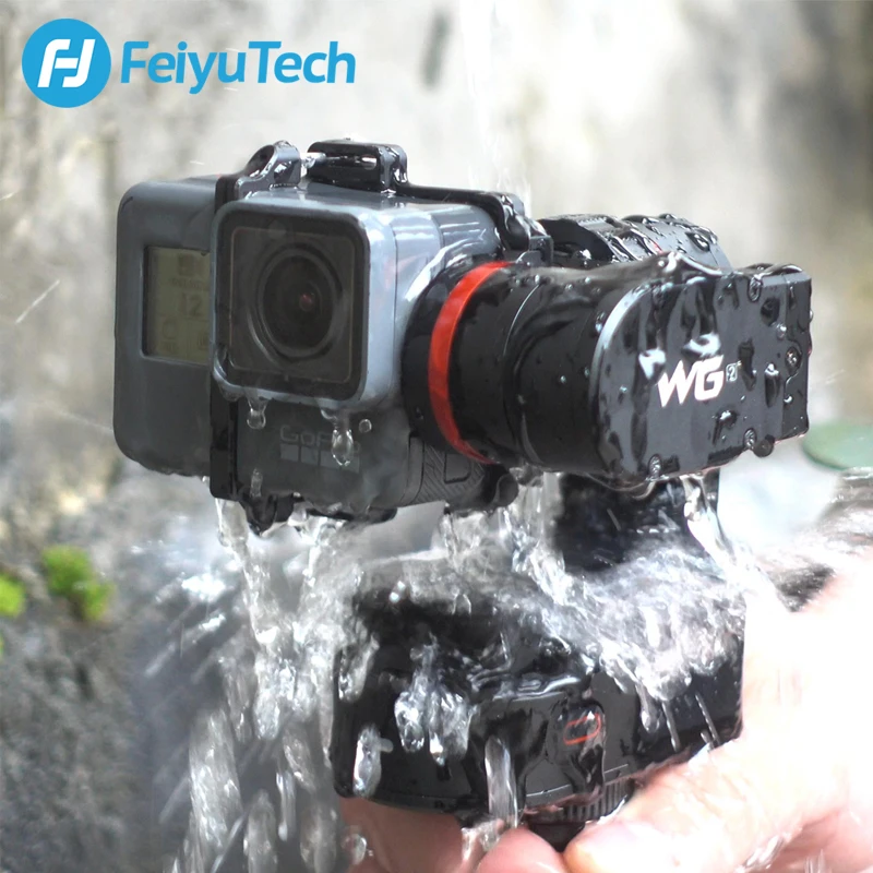 Feiyutech новые WG2 носимых 3 оси Водонепроницаемый Gimbal стабилизатор для GoPro 4/5/сеанса Yi