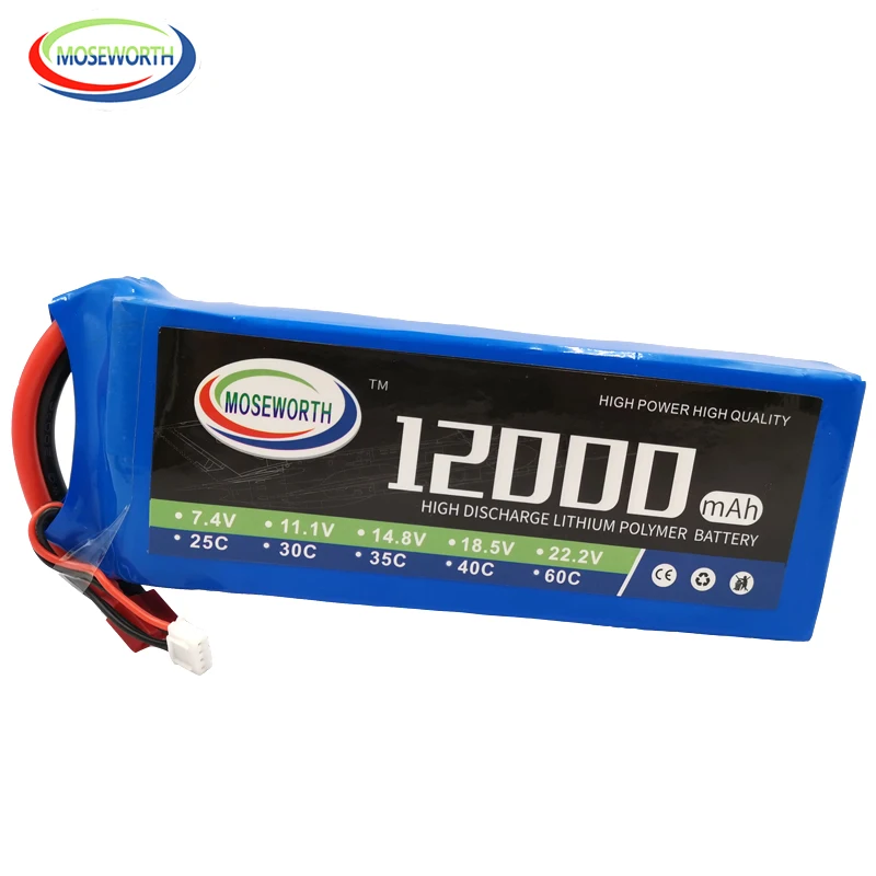 3S 11,1 V 12000mAh 25C RC Дрон Lipo батареи 3S для RC Дрон вертолет автомобиль Лодка Квадрокоптер самолет литий-полимерный аккумулятор 11,1 V 12Ah