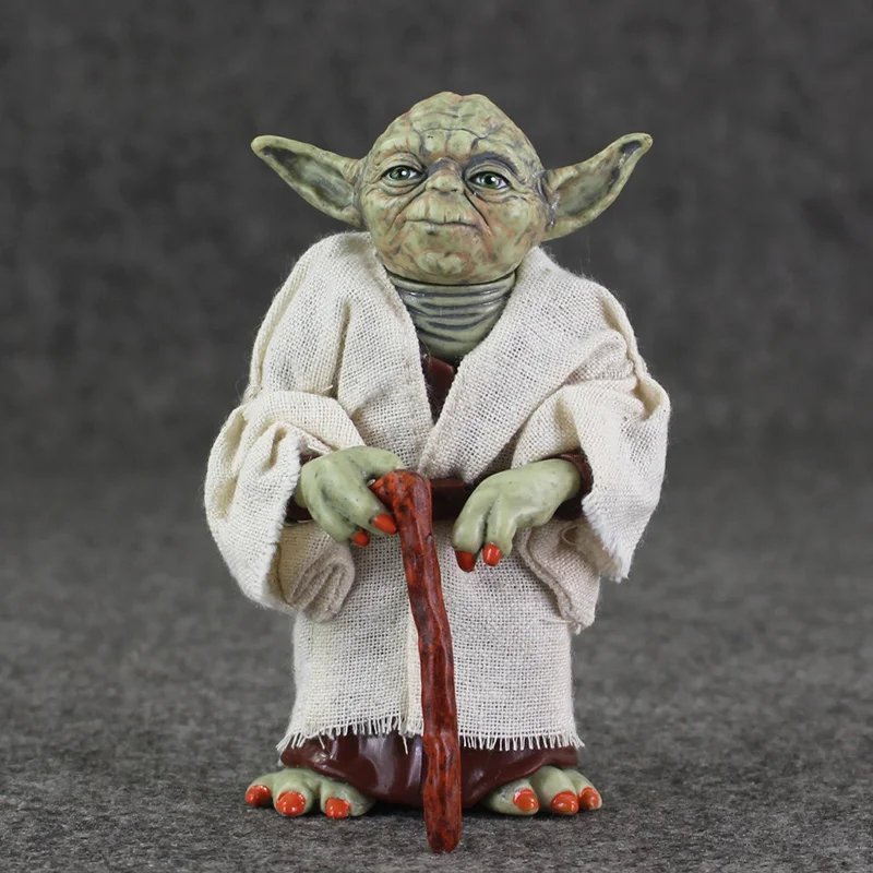 

Star Wars Jedi Master Yoda PVC Action Figure Simulation Statue Model Toy Yoda Toy Collection 11.5cm Star Wars Master Yoda Figure
