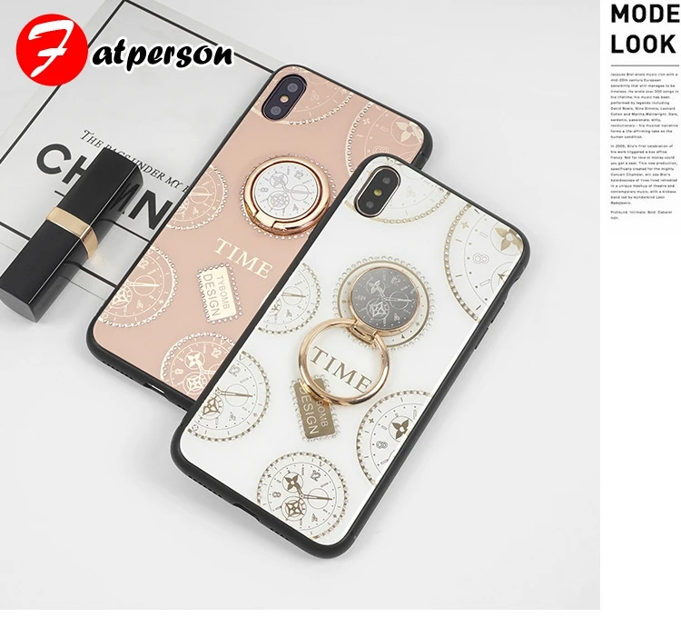 

Luxurious Phone case for iPhone 7 8 6s 6 Plus Rhinestone cover For iphone X XR XS MAX Original time Phone Case capa
