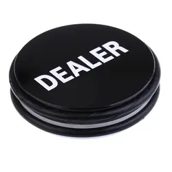 76x20 мм акриловая Двусторонняя белая/черная кнопка дилера для покера карты казино детали игры