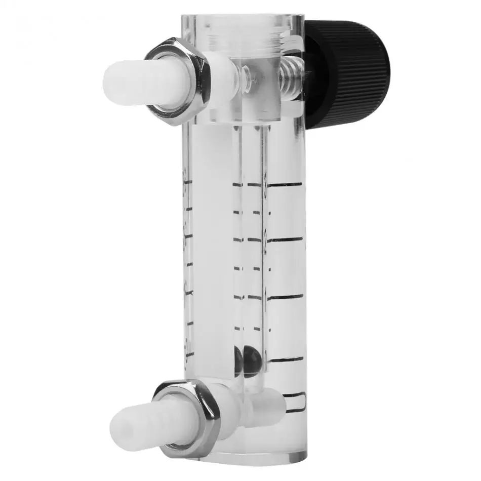 Расходомер счетчик газа расходомер кислород воздуха расходомер 0-3LPM измерительные инструменты для Газа Индикатор счетчик с регулируемым клапаном