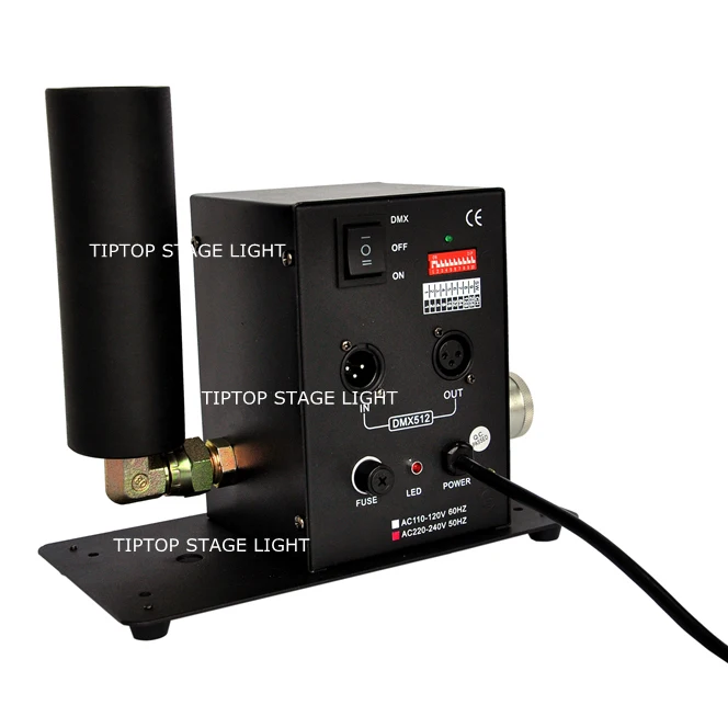 TIPTOP Co2 Blaster Cannon CO2 jet Machine сценический эффект DMX 512 контроль T соединитель Share One