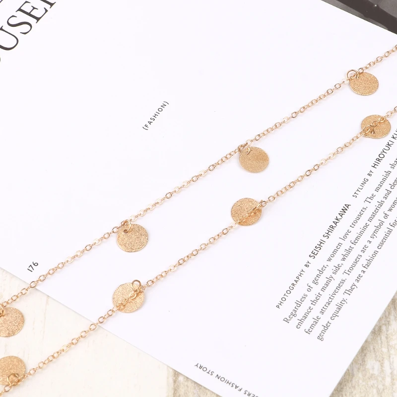 

Bohemian 47" Personality Long Chain Sequins Pendant Statement Necklace For Women