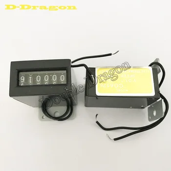

1 pcs Free Shipping Arcade 6 digits 12V mechanical coin counter meter for coin acceptor operated vending machines
