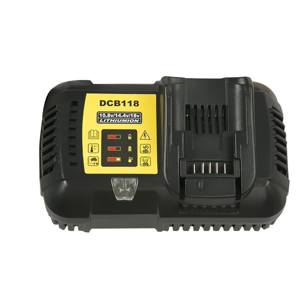 Новейшее быстрое зарядное устройство 4.5A DCB118 DCB101 для Dewalt 12V 14,4 V 20V литий-ионный аккумулятор высокого качества