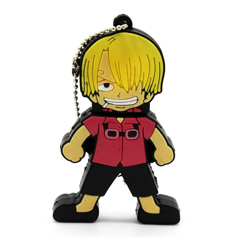 Флеш-накопитель one piece USB 4 ГБ 8 ГБ 16 ГБ 32 ГБ 64 ГБ USB 2,0 мультфильм подарок u диск