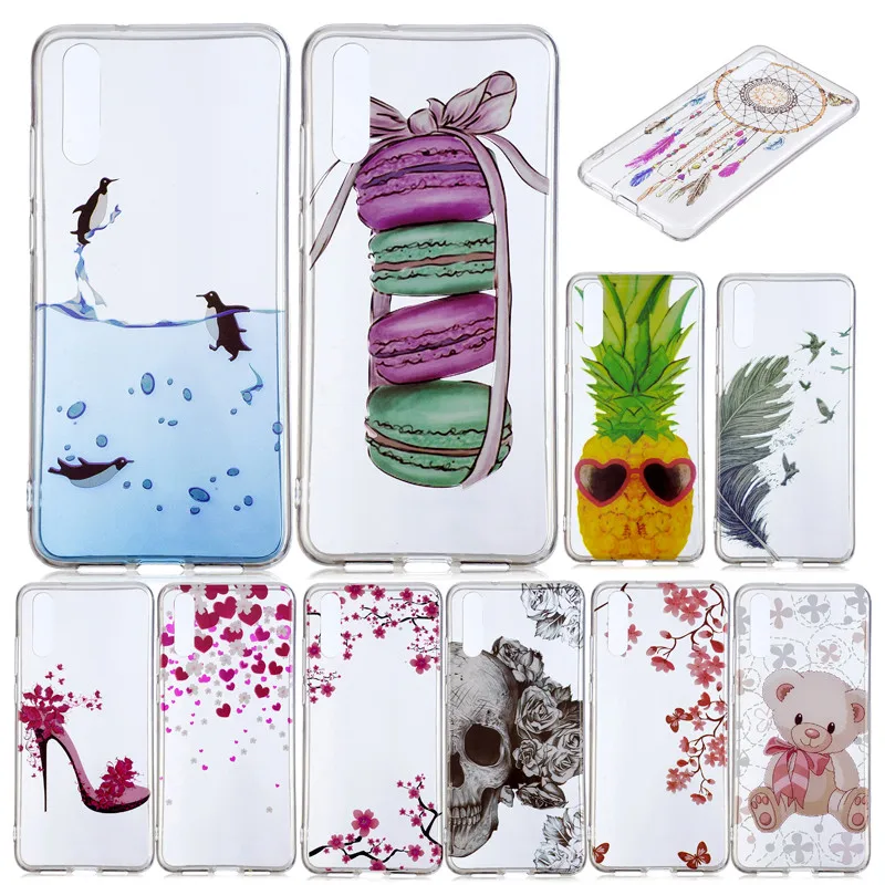 

Huawei P20 Pro Silicone Case Transparent Anime Silicon TPU Skin Soft Back Cover Case for Huawei P20 Pro Phone Bags Covers Cases