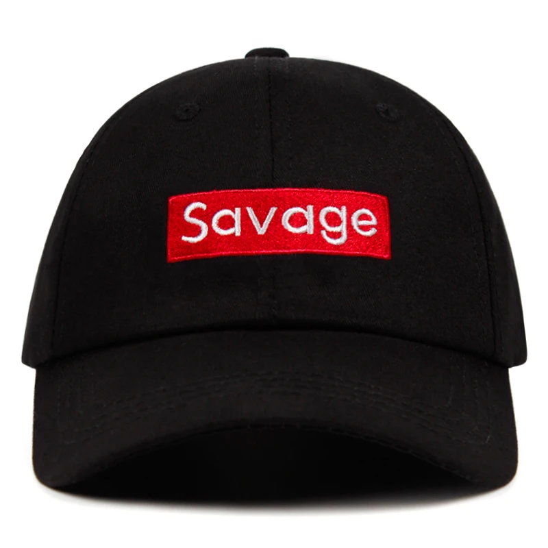 Savage бейсболка с вышивкой бейсболка для мужчин для папы хлопок кость женский рюкзак Кепка s хип хоп солнце модный стиль Kpop SAVAGE cap s