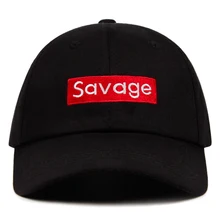Savage бейсболка с вышивкой бейсболка для мужчин для папы хлопок кость женский рюкзак Кепка s хип хоп солнце модный стиль Kpop SAVAGE cap s