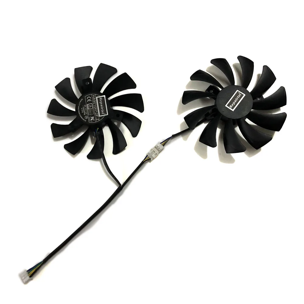

85MM PLD09210B12HH HA9010H12F-Z VGA GPU Graphics Card Cooler Fan For MSI RX480 RX580 RX470 RX570 ARMOR Video Cards Cooling