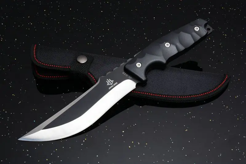 Лучший VOLTRON JL 01 фиксированным лезвием охотничий нож кемпинг выживание тактический нож 58Hrc 5cr15mov сталь, стекло волокно ручка с оболочкой