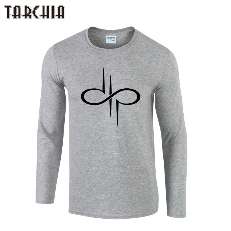 

TARCHIA New Fashion Brand Men Clothes Printed Long Sleeve Slim Fit T Shirt Men Cotton T-Shirt Casual T Shirts Homme