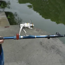 HENGJIA 1 шт. телескопическая спиннинговая Удочка FRP 210-270 мм 2,1 М 2,4 М 2,7 м приманка лодка для ловли карпа, сома Удочка s снасти