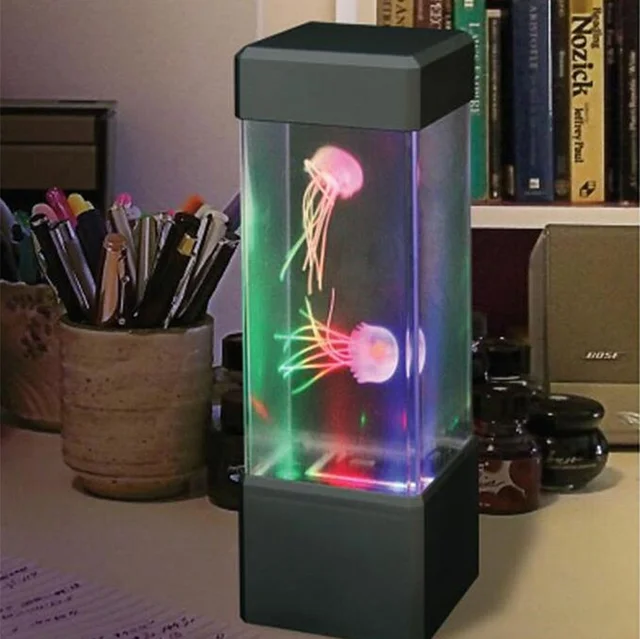 Jellyfish Aquarium Haus Deco FÜHRTE Nachtlampe Quallen Fisch LED ... Jellyfish Aquarium Haus Deco FÜHRTE Nachtlampe Quallen Fisch LED ...