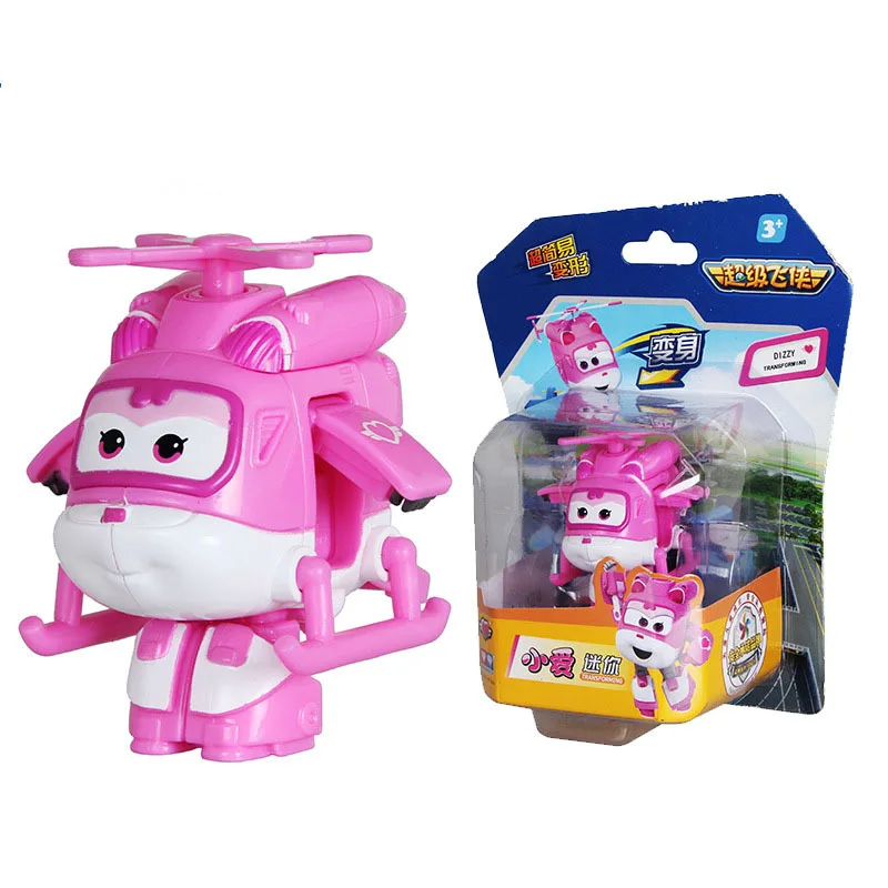 Мультяшные игрушки Super Wings 4 шт./лот мини модели самолетов робот трансформер экшн