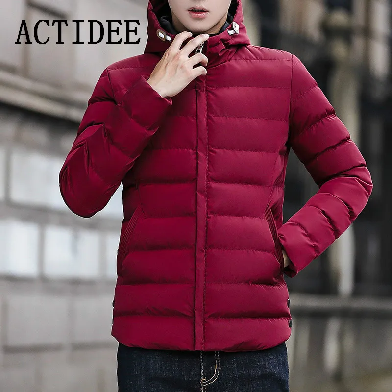 2017 Winter Coat Men Student Slim Fit Cotton Padded Winter Jacket Men Winter Coats 3XL 5zmen