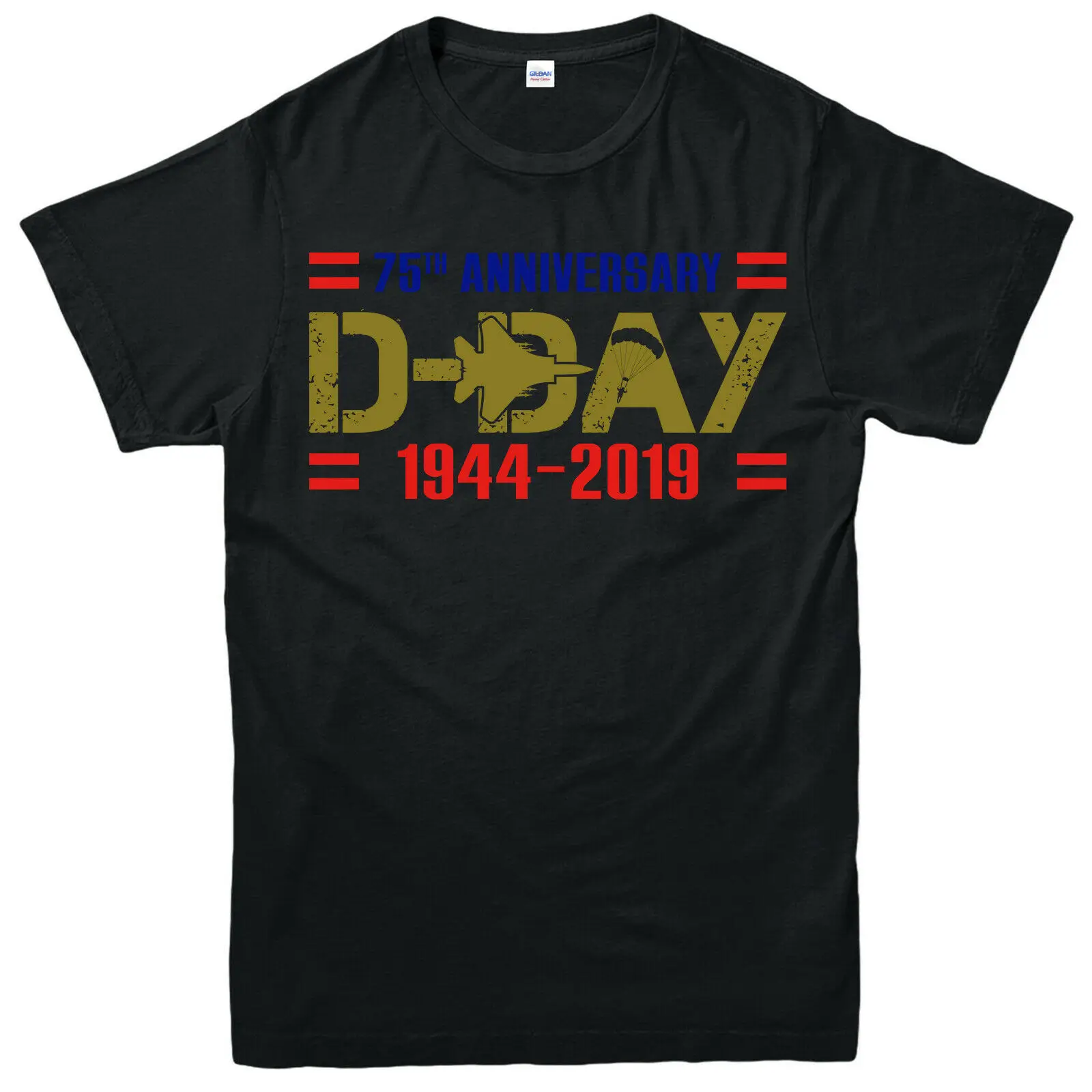 Футболка D-Day 1944-2019 75-я годовщина войны футболка для взрослых и детей в мире топ 2019