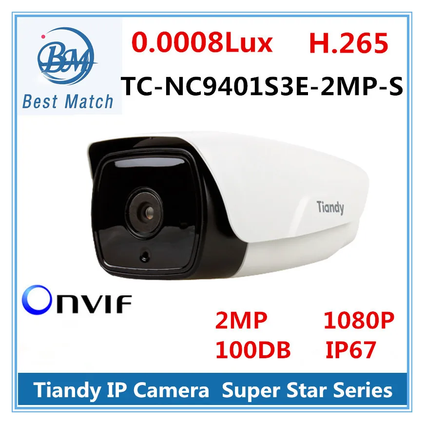 bilder für Tiandy ip-kamera h.265 super star serie 1/2. 8 "wasserdichten outdoor kamera 2mp 1080 p hd netzwerk feste fokus infrarot kamera bilder für Tiandy ip-kamera h.265 super star serie 1/2. 8 "wasserdichten outdoor kamera 2mp 1080 p hd netzwerk feste fokus infrarot kamera